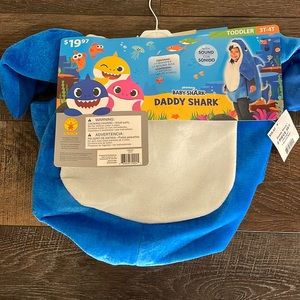 NEW daddy shark romper costume from song baby shark size 3T-4T